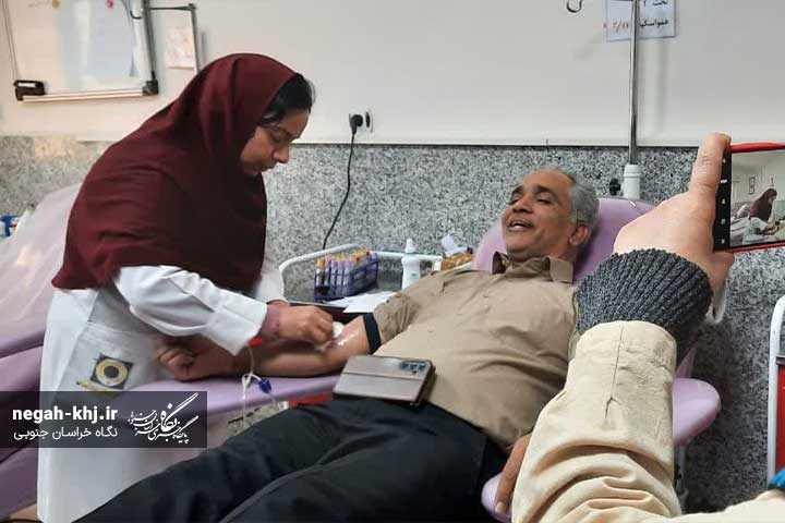 پویش اهدا خون توسط خبرنگاران